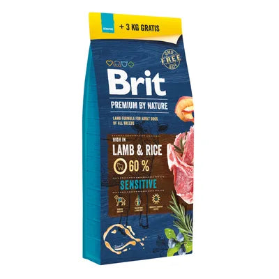 Brit Premium by Nature Sensitive med lamm 15 kg