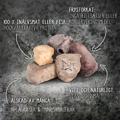 Wolf of Wilderness - RAW Snacks  Kycklinghjärtan (70 g)