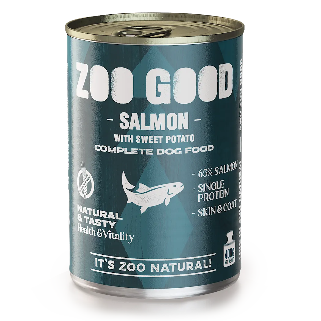 Dog Adult Salmon & Sweet Potato 400 g x 6 st