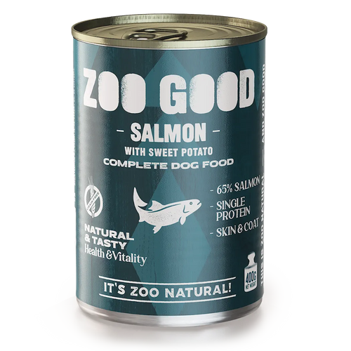 Dog Adult Salmon & Sweet Potato 400 g x 6 st